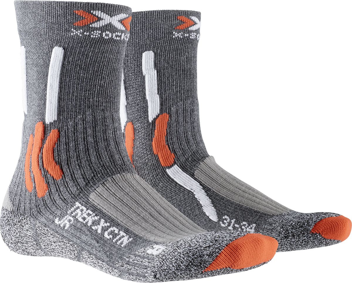 JR Trek X CTN / Stone Grey Melange/X-Orange / 35-38