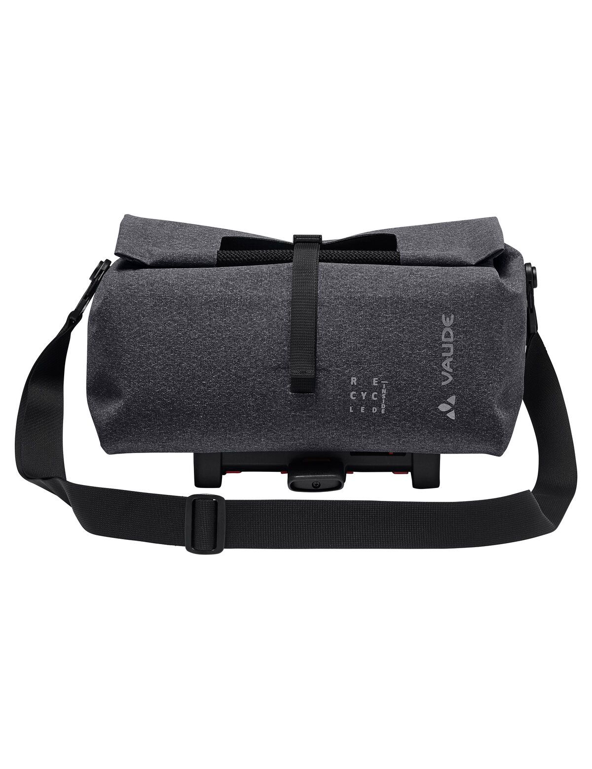 RECYCLE SHOPPER UNIKLIP Gepäckträgertasche / black / 10l