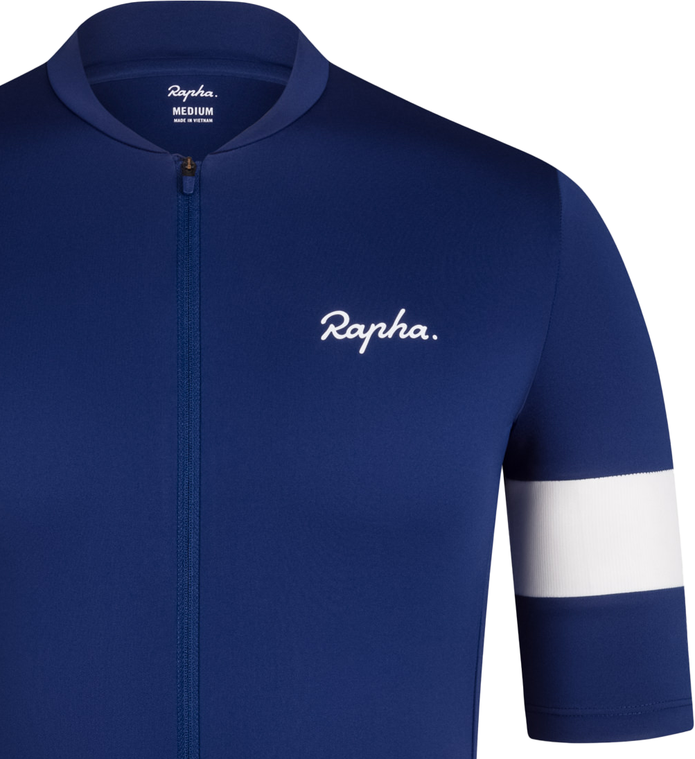 CORE Herren-Kurzarmtrikot / navy/white / L