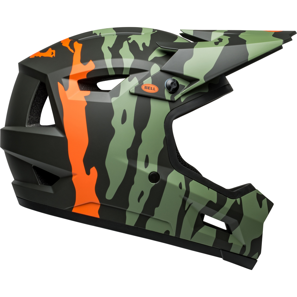 Sanction II DLX MIPS Helmet / matte dark green/orange / XL 59-61