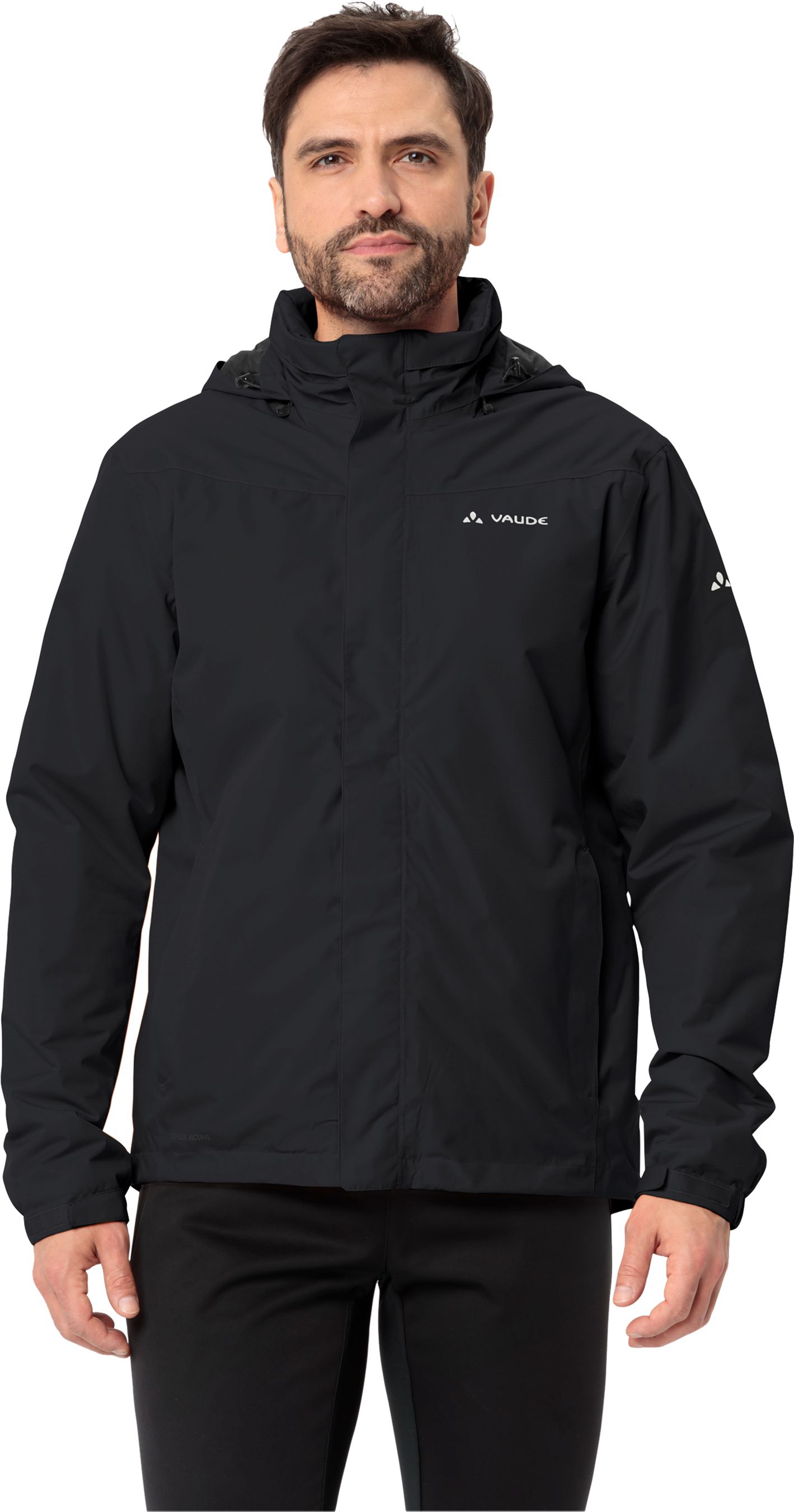 ESCAPE BIKE WARM Herren-Regenjacke / black / L