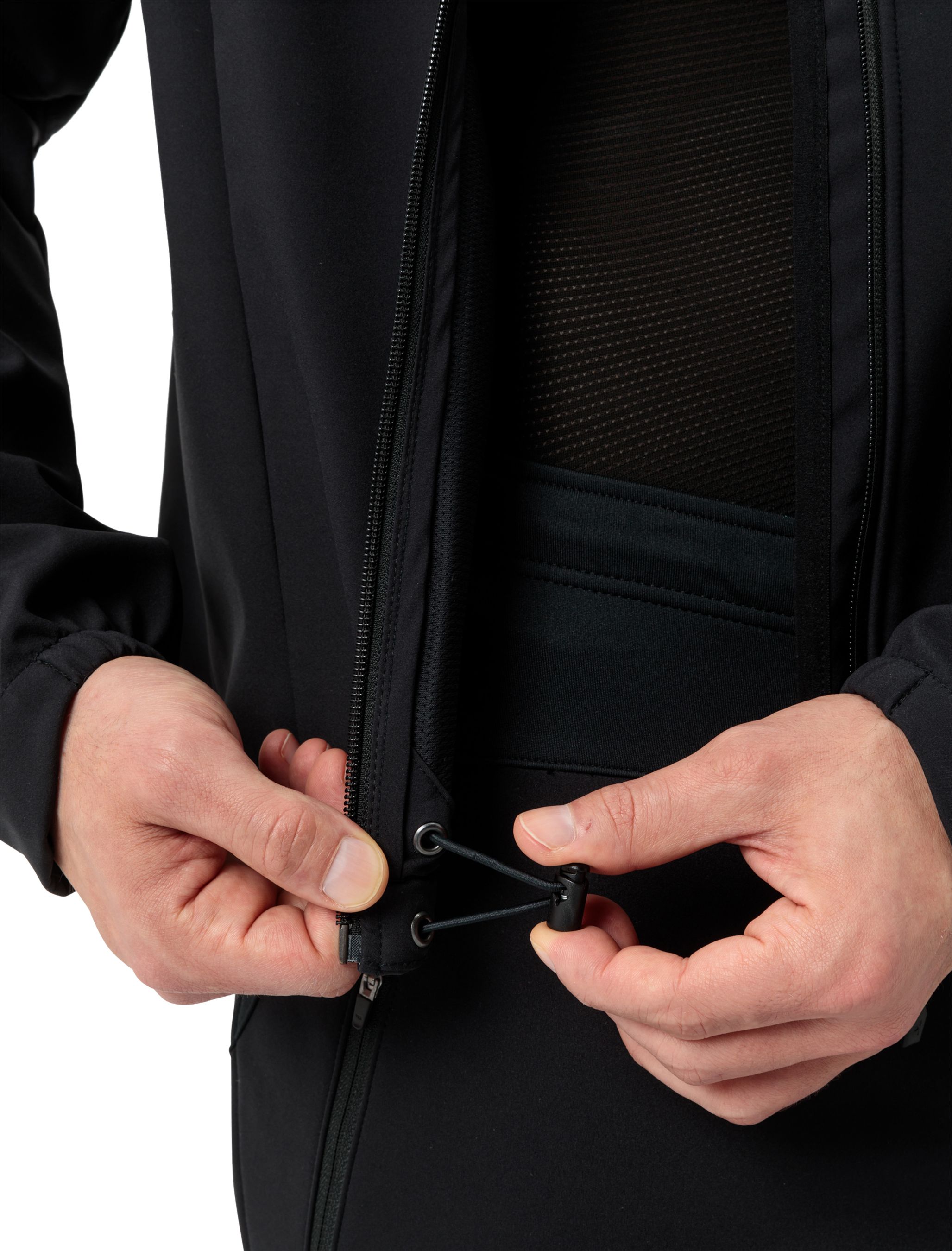 WINTRY IV Herren-Softshelljacke / black / L