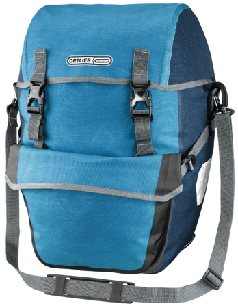 BIKE-PACKER PLUS Taschen (Duo) / dusk blue - denim / 2 x 21 L