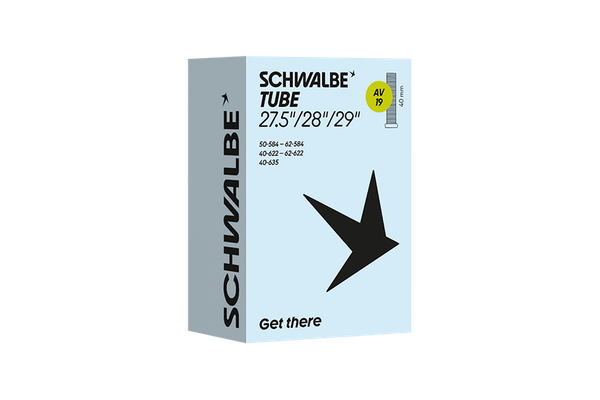SCHWALBE STANDARD Schlauch / 27.5-28", AV19, 40mm, 40/62-584/635