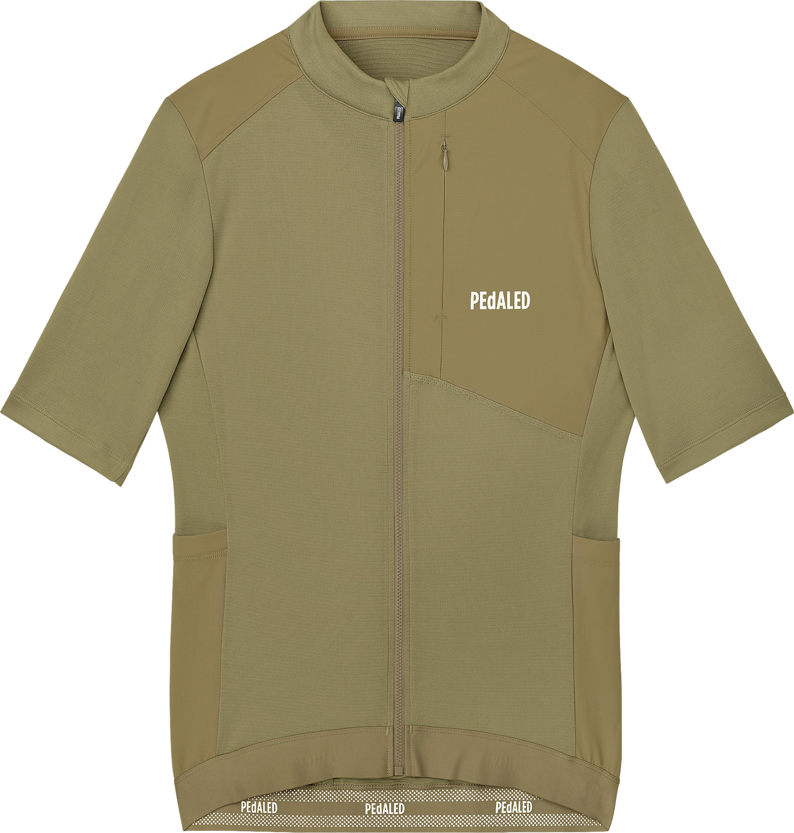 ODYSSEY MERINO Damen-Gravel-Kurzarmtrikot / military green / L