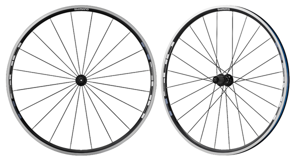 WH-R501 Rad 28" / schwarz / Laufradsatz, QR/QR, Runde Speichen