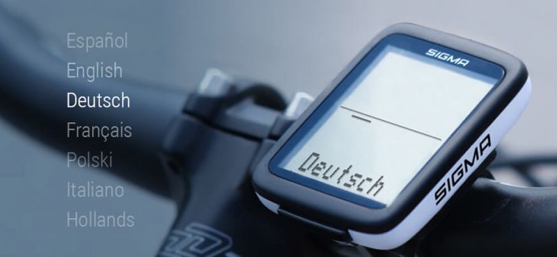 BC 10.0 WR Velocomputer mit Kabel / schwarz/weiss