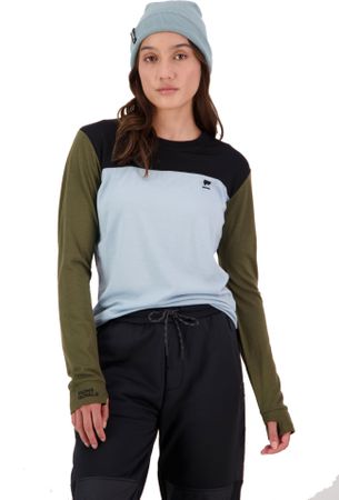 YOTEI BF Damen-Merino-Langarmshirt / riverbed / L