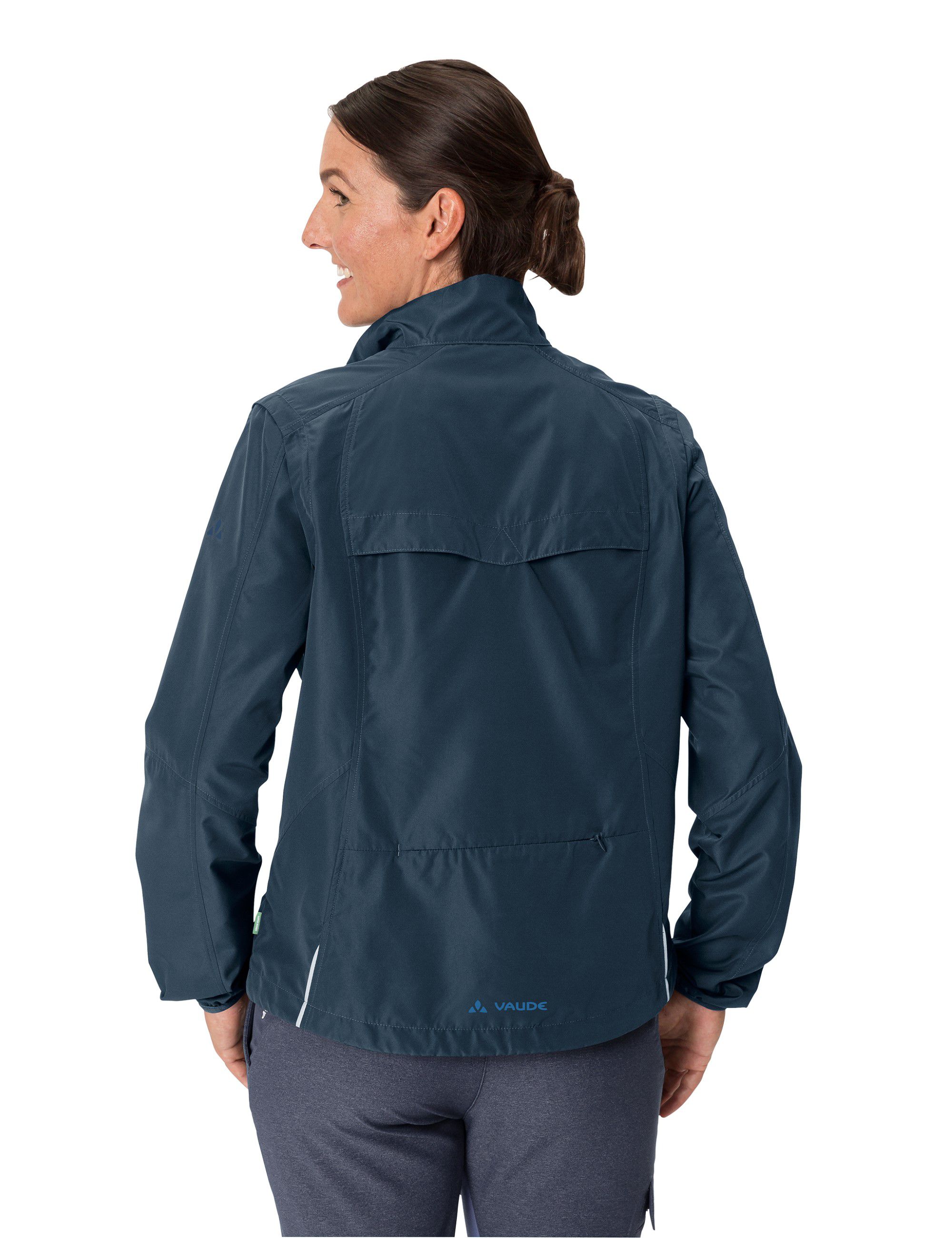 DUNDEE CLASSIC Damen-Zip-off-Windjacke / dark sea / 36