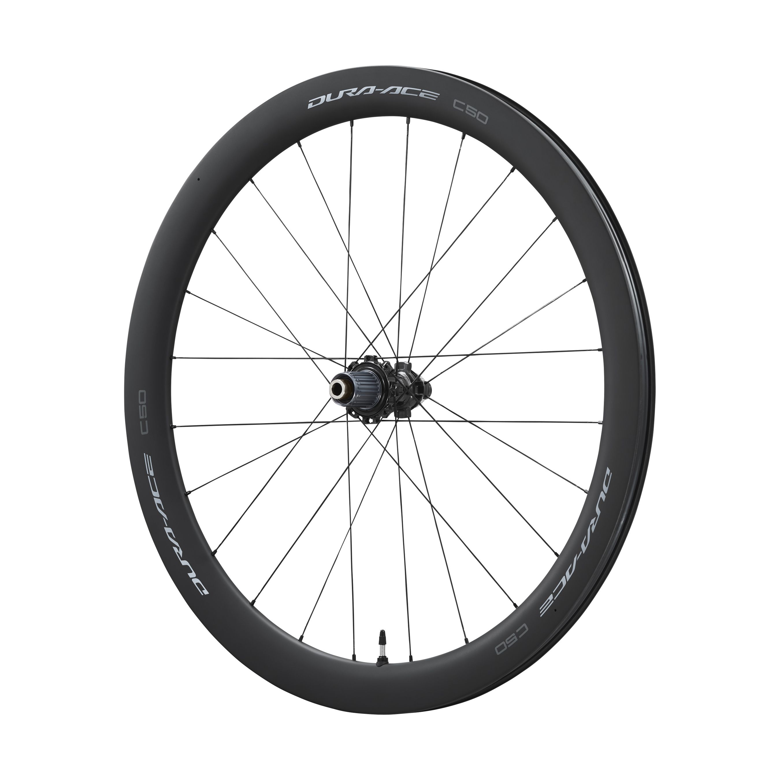 Road Radsatz Dura-Ace WH-R9270-C50 Tubless Disc / Schwarz / Hinterrad, 12 mm, 142 mm, 12