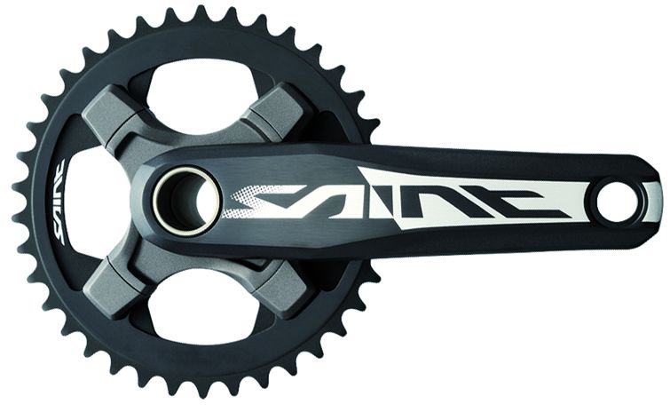 Kettenradgarnitur Saint FC-M825 10-Gang / schwarz / 165 mm