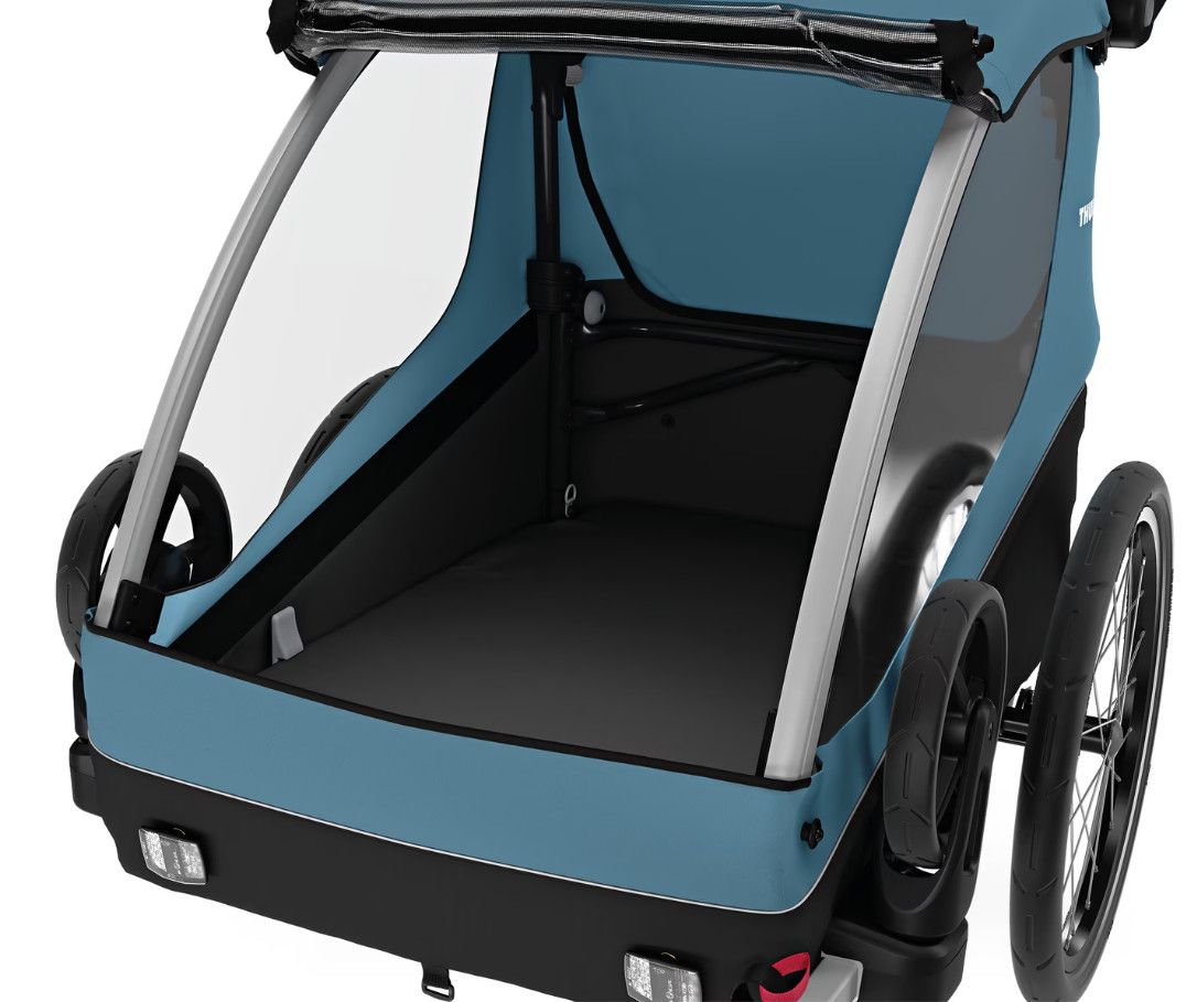 THULE COURIER 2 "3in1" Kinder-, Transport- und Hundeanhänger / blau