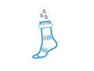 MAUTBY WARM WEATHER ANKLE wasserdichte Socken / black grey / XL=47-49