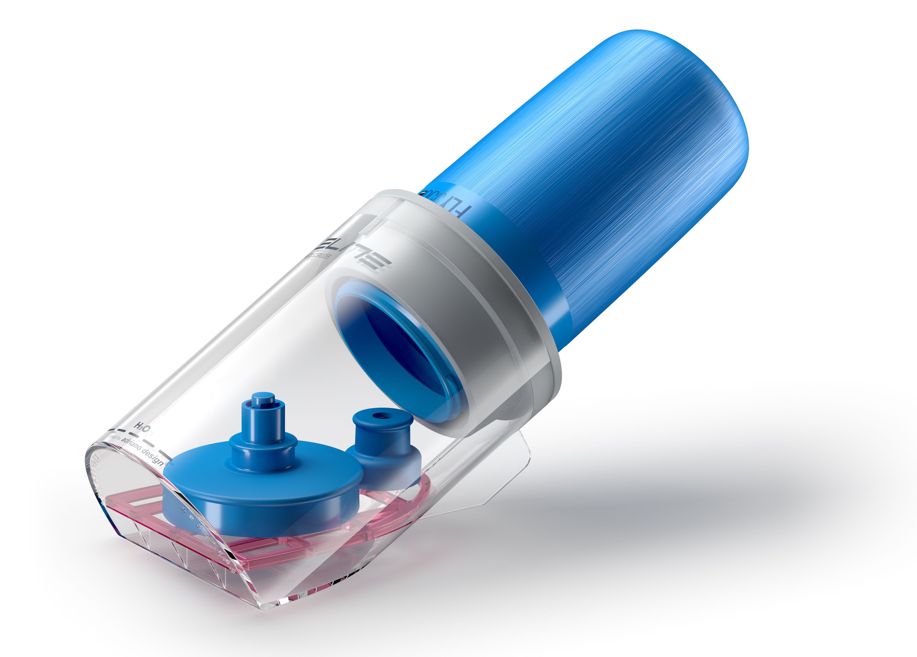 Bidon Sterilisator Neto blau-transparent / blau-transparent