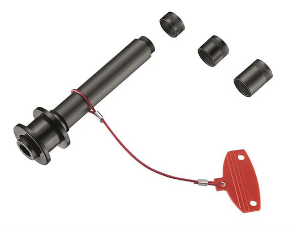 TRANSAXLE THRU Transportachse für Steckachsen / schwarz / 15X100/110mm