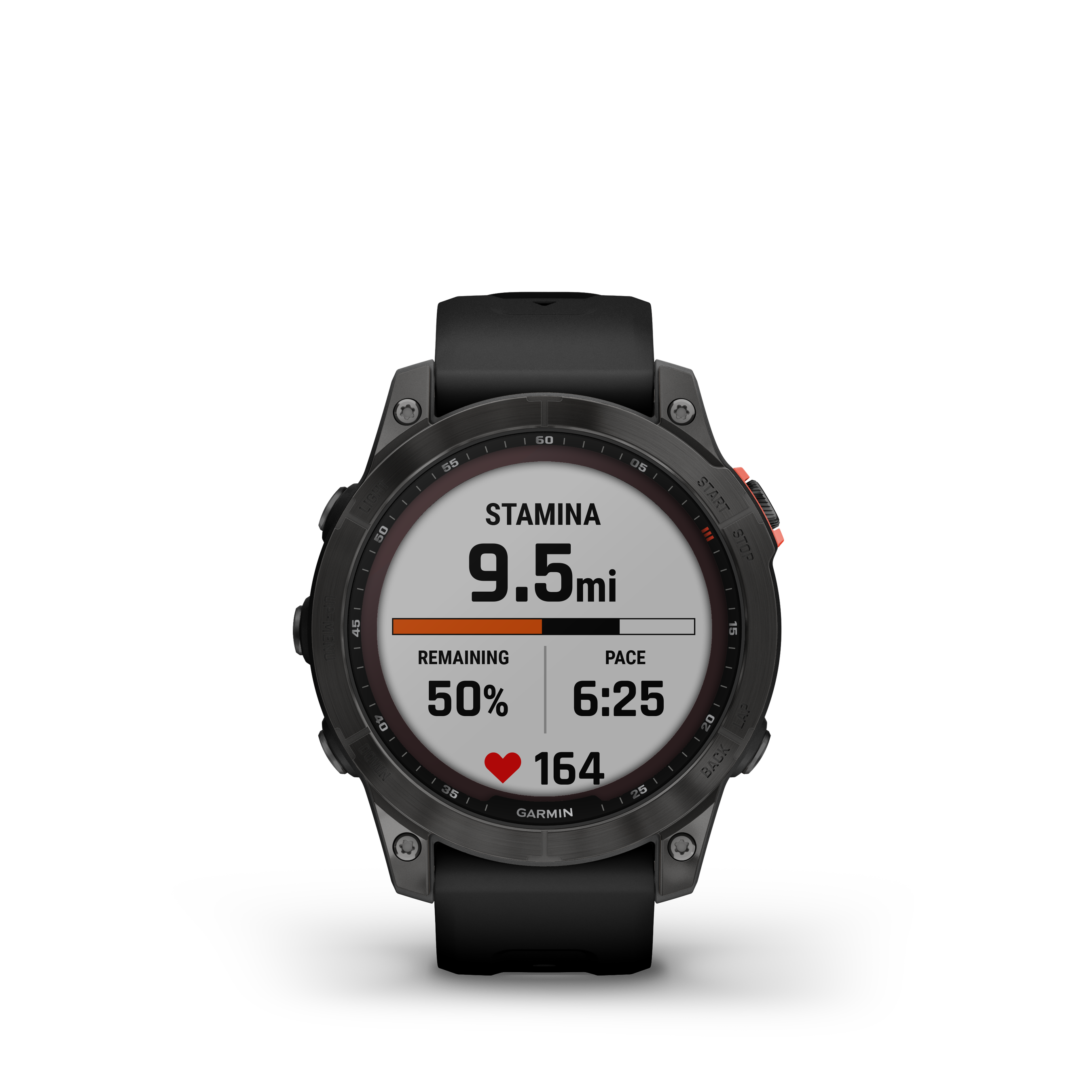 FENIX 7 SOLAR Multisportuhr 47mm / schiefergrau mit schwarzem armband