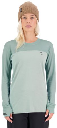 YOTEI BF Damen-Merino-Langarmshirt / glacier/dew / XS