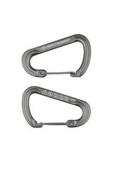 Multifunktions-Karabiner SET / grey / Gross, 2er Set
