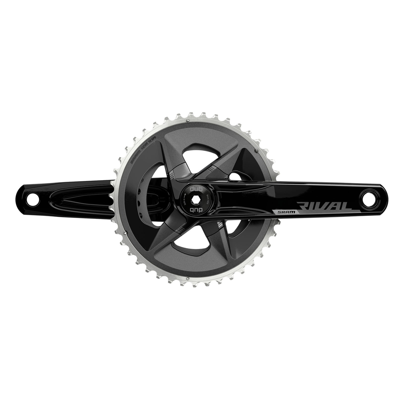 Crankset Rival eTap AXS Wide 2x DUB / black / 172.5mm/43/30t