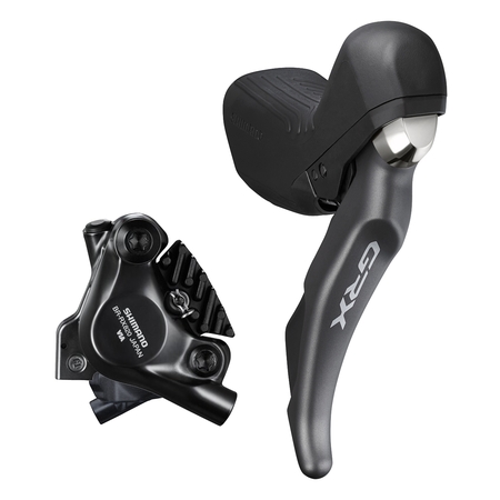 Scheibenbremsen-Set GRX BR-RX820 mit ST-RX810 / Schwarz / hinten, Hebel rechts, bremsen, schalten, 11, 170 cm