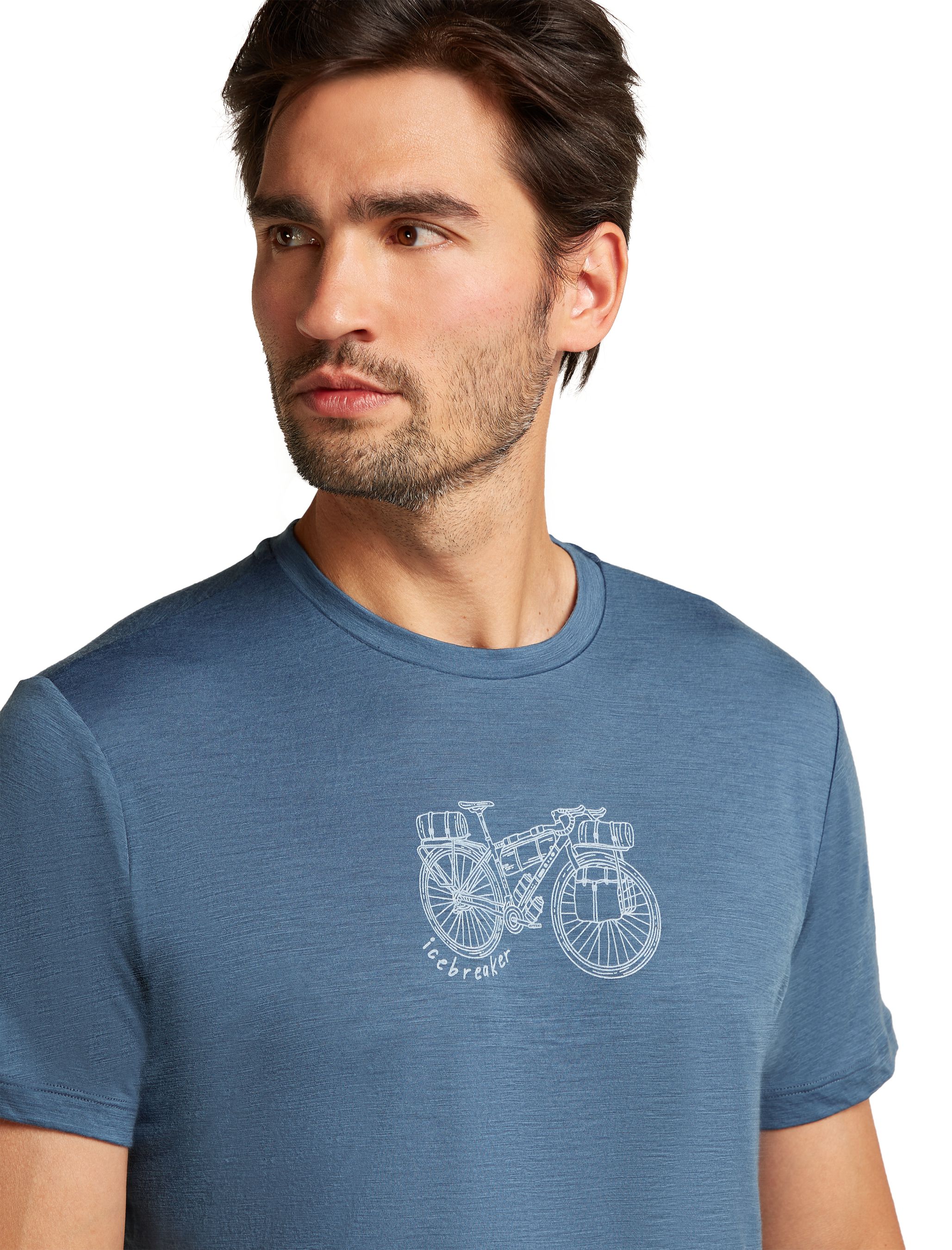 TL ADVENTURE RIDE Herren-Merino-Kurzarmshirt / dawn / L