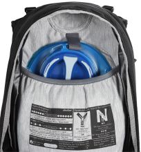 YAK Rucksack 19 + 5 Liter / schwarz grau / 19+5L