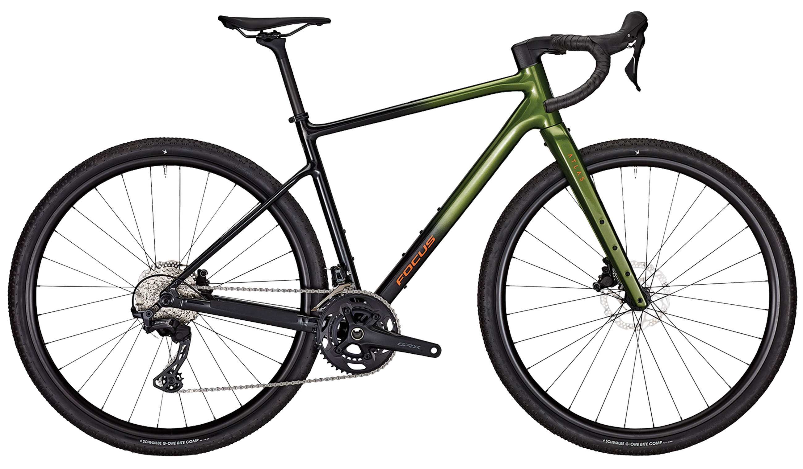 ATLAS 6.9 Gravelbike / Sprucegreen/Diamondblack / L