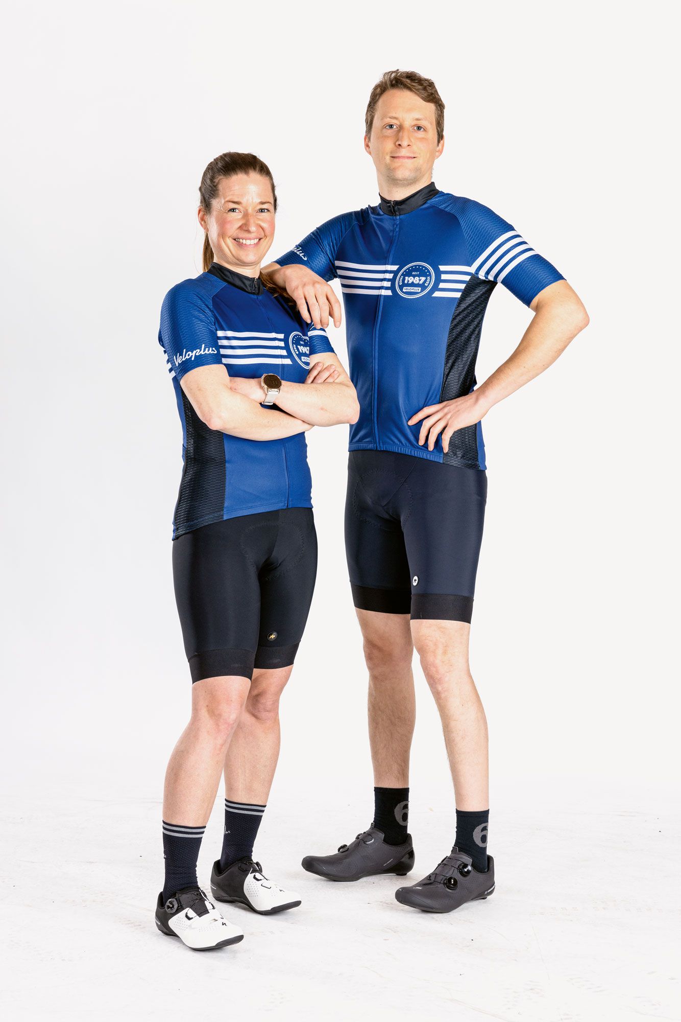 1987 TEAM Damen-Kurzarmtrikot / dunkelblau / XXL
