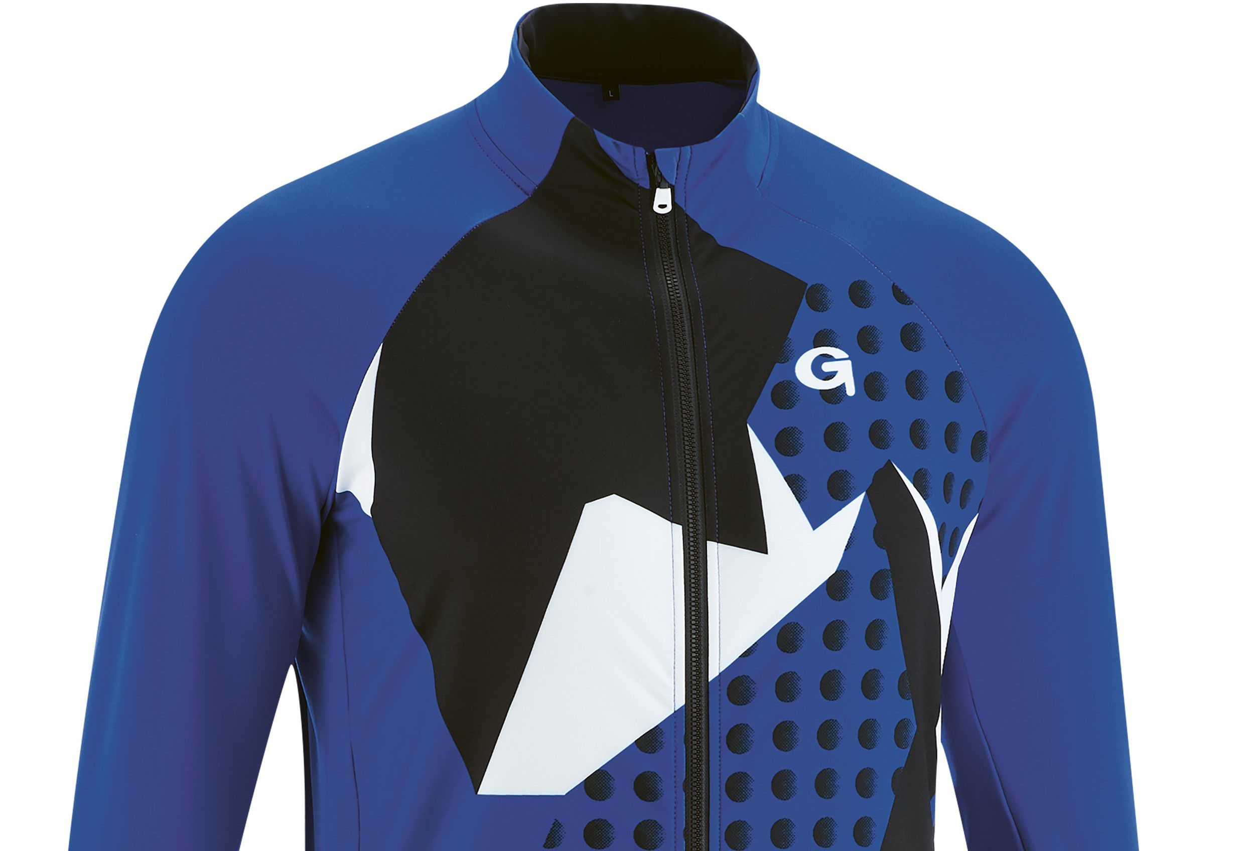 RENOSO Herren-Thermo-Langarmtrikot / charged cobalt / 3XL