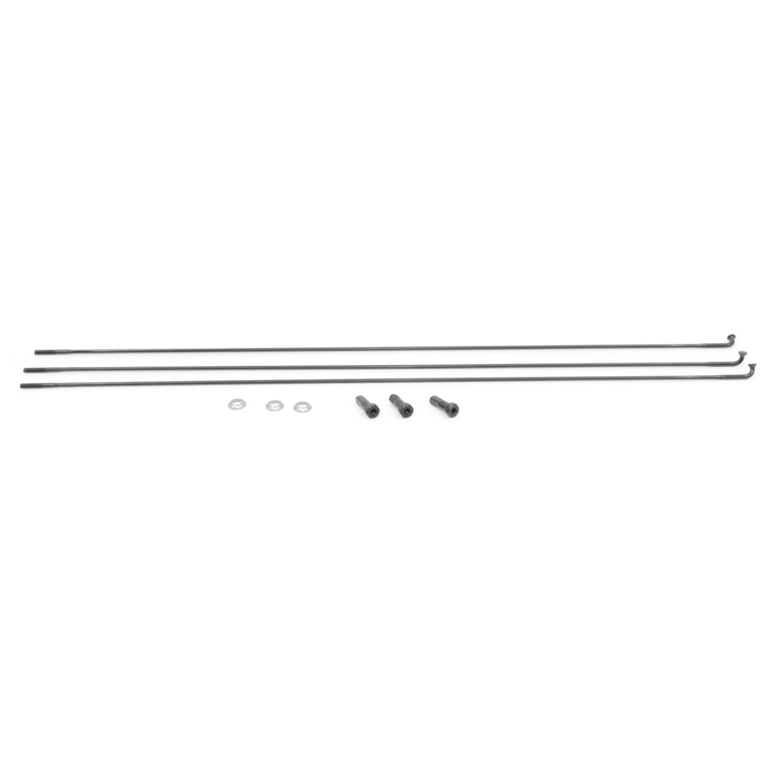Spoke and Nipple 302mm D-Light J-Bend Qty 3 / black