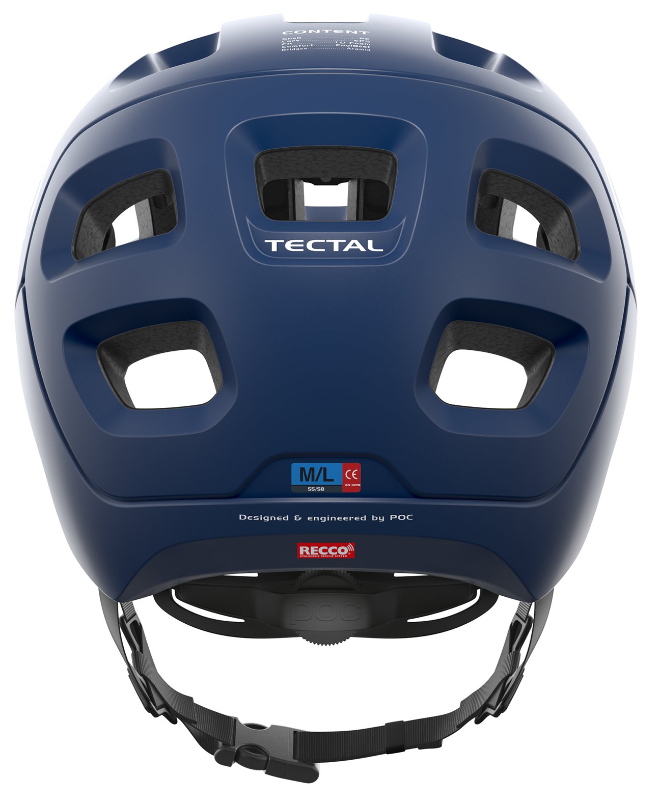 TECTAL Trail-/Endurohelm / lead blue / 59-62CM