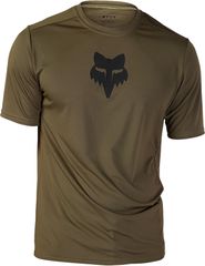 FLEXAIR Herren-Kurzarmshirt / olive green / M