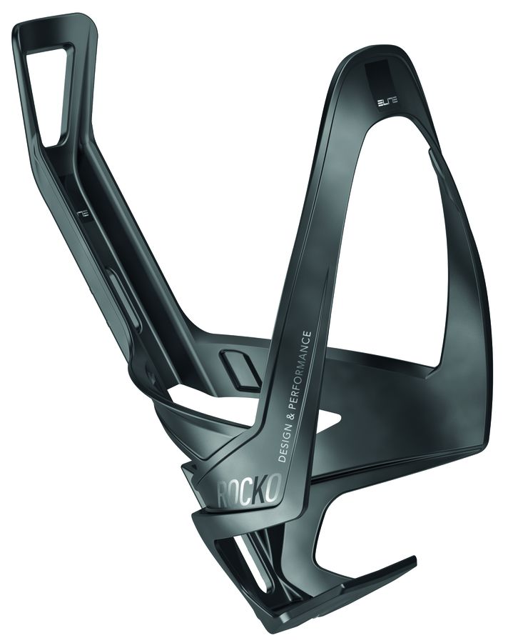 Elite Rocko Carbon Flaschenhalter Schwarz Matt Weisse Grafik 2023 main image 1