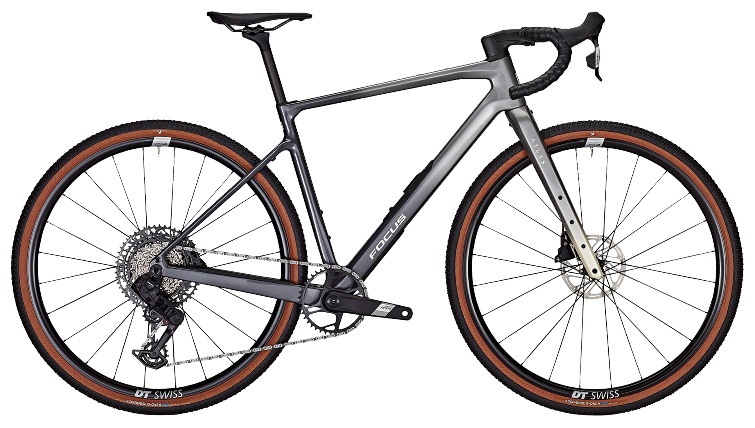ATLAS 8.8 Gravelbike / Nepalsilver/Steelgrey / M