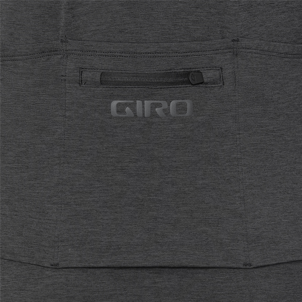 NEW ROAD Herren-Gravel-Langarmtrikot / charcoal heather / XXL