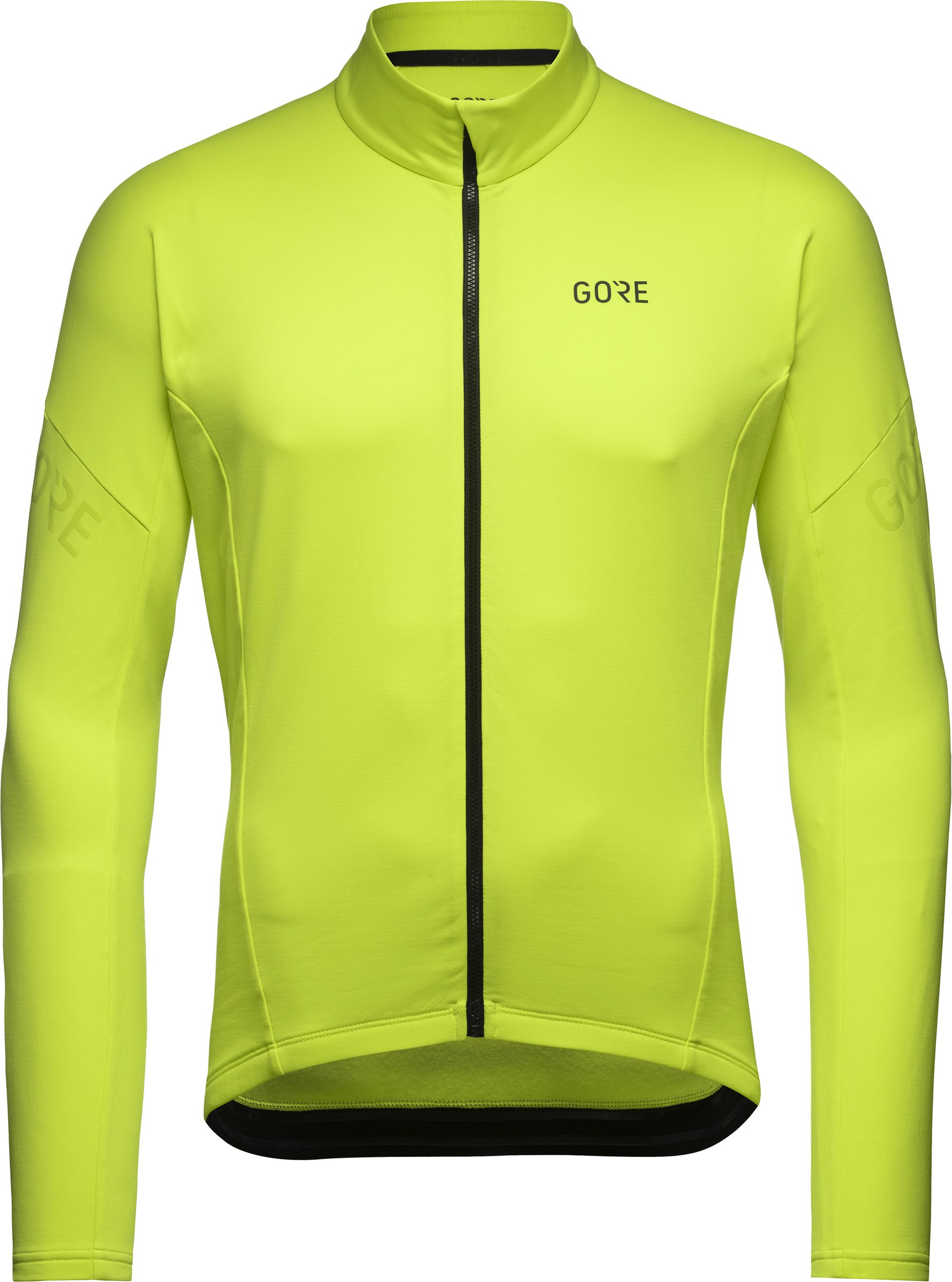 C3 THERMO Herren-Thermo-Langarmtrikot / neon yellow / M