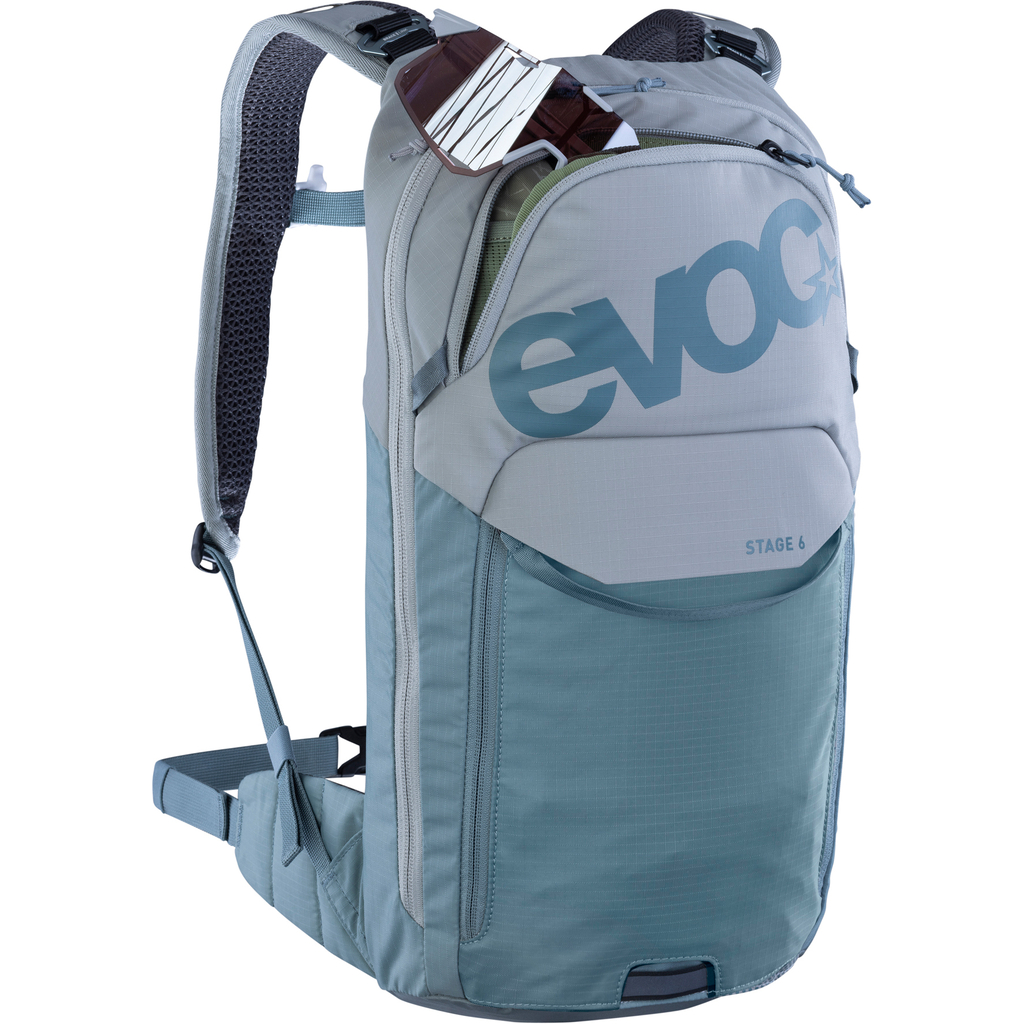 Stage 6L Backpack + 2L Bladder / stone/steel
