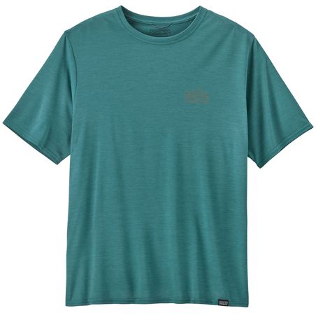 CAP COOL Herren-Kurzarmshirt / strataspire: wetland blue x-dye / M