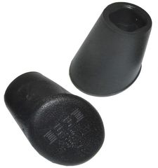 GUMMISCHUHE zu ZWEIBEINSTÜTZE / schwarz