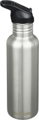 CLASSIC Edelstahlflasche / Brushed Stainless / 800ml, Flip Seal Sport Cap