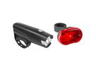 CITY 25 Lichtset / schwarz / 120 Lumen, 25 Lux, Batterien