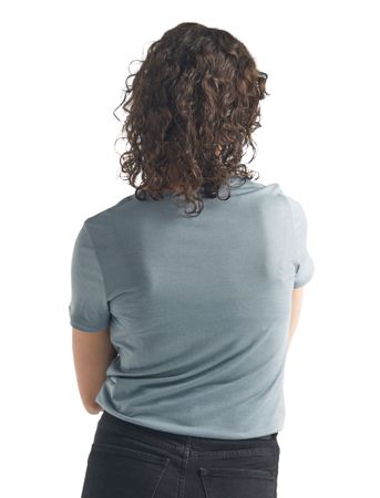 TECH LITE TOUR CLUB 1995 Damen-Merino-Kurzarmshirt / gravel / XL