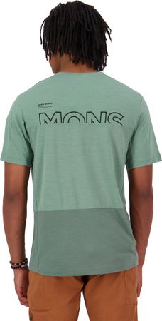 TARN Herren-Merino-Kurzarmshirt / thyme/cypress / XXL