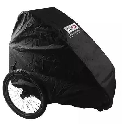 VELOPLUS FALTGARAGE für Kinderanhänger / schwarz