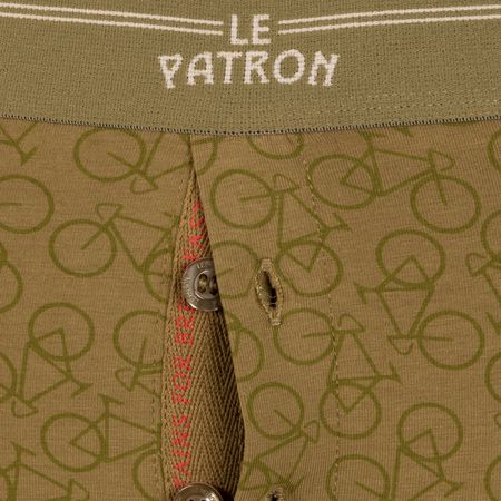 BICYCLES Boxershorts, Set 2-farbig / olive green, riviera blue / S