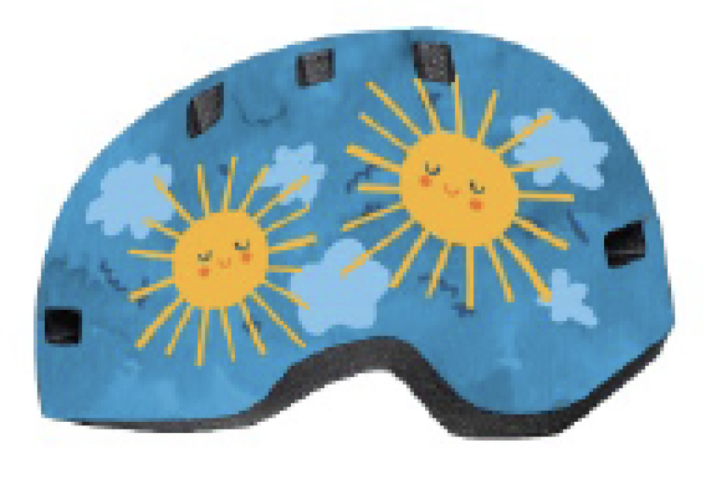 Lil Ripper Helmet / gloss blue sunshine / S