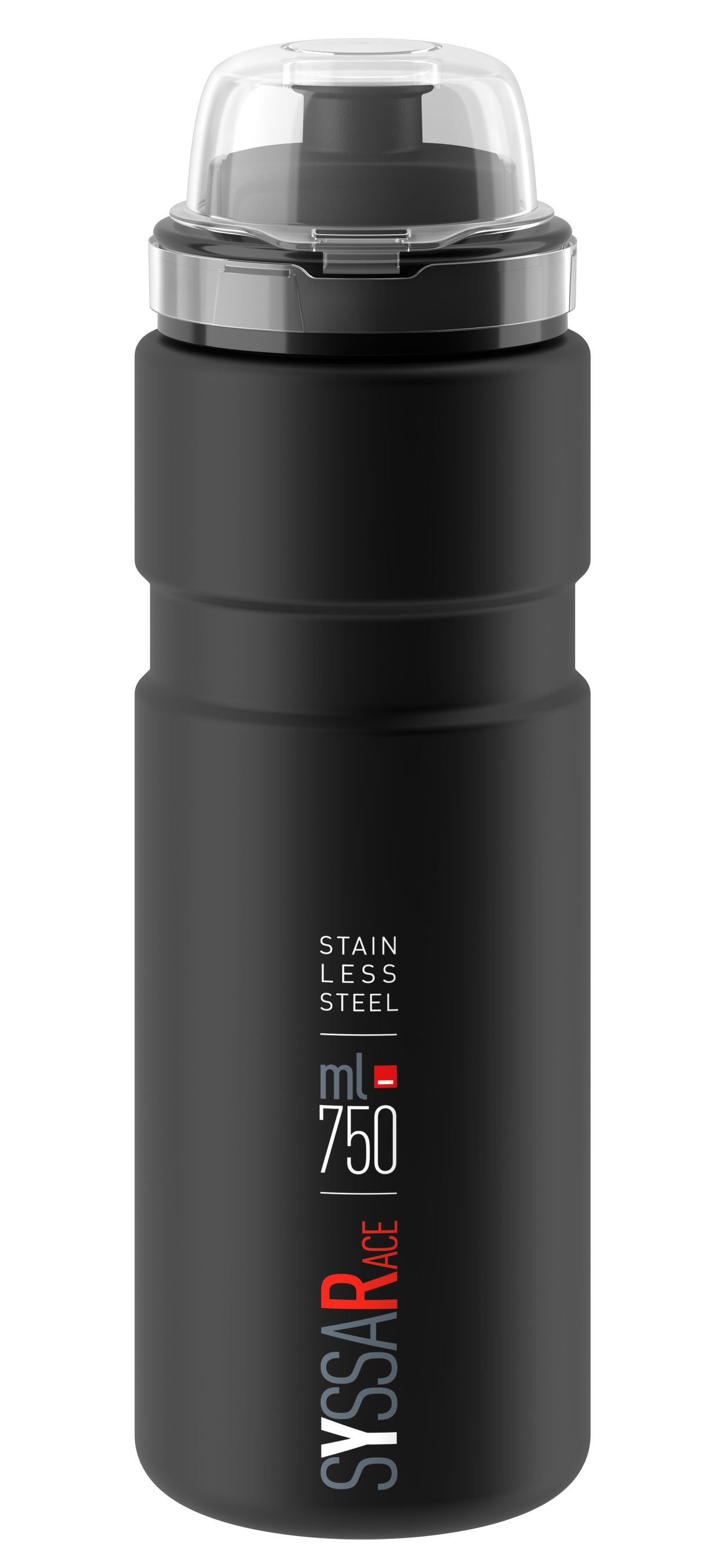 Bidon Syssa Race 750 ml / schwarz matt