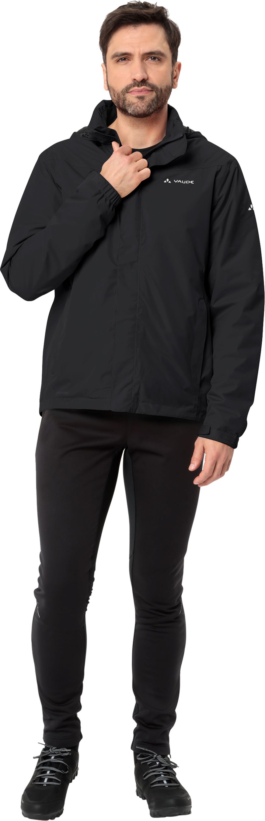 ESCAPE BIKE WARM Herren-Regenjacke / black / L