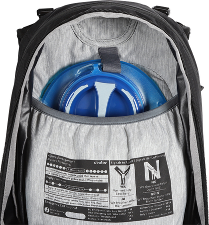 YAK Rucksack 19 + 5 Liter / schwarz grau / 19+5L