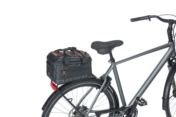 Miles Tarpaulin Gepäckträgertasche MIK / schwarz/orange